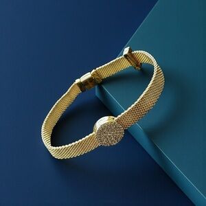 Pandora Gold Mesh Bracelet